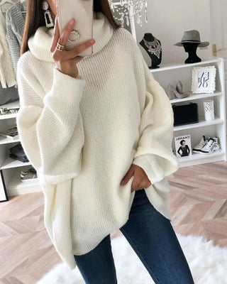 Gwendolyn - Knitted turtleneck jumper - Oversized fit