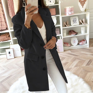 Trine - Warm and comfortable long coat