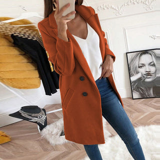 Trine - Warm and comfortable long coat