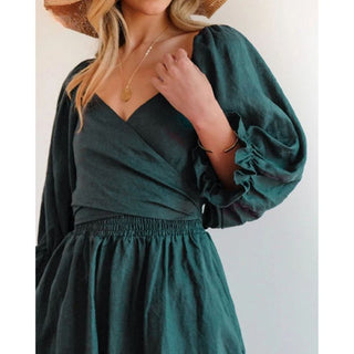 Trinity - Dress - Ruffle sleeves