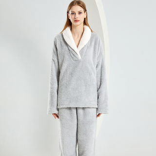 Krista - Pyjama Set in Fleece - Cosy Chic