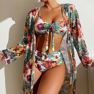 Freja - Printed bikini set