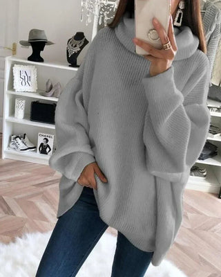 Gwendolyn - Knitted turtleneck jumper - Oversized fit