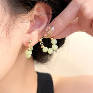 Micara - Lime Twist - Earrings