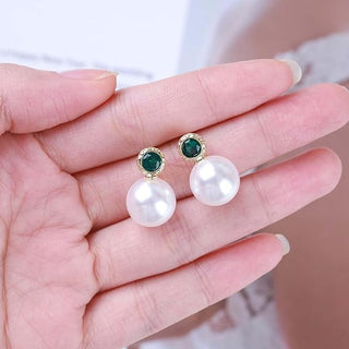 Micara - Emerald Elegance - Earrings