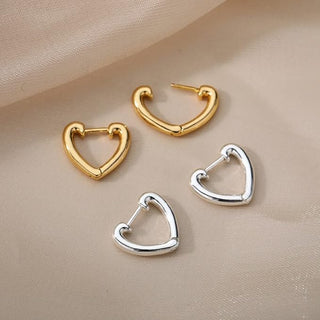 Micara - Heart Locks - Earrings