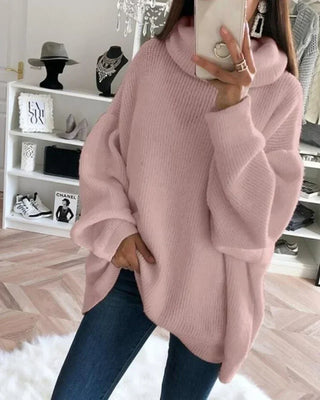 Gwendolyn - Knitted turtleneck jumper - Oversized fit