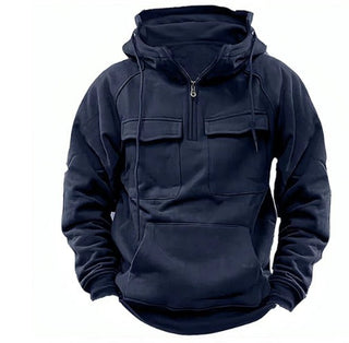 Adrian - Hoodie with Zip fastening