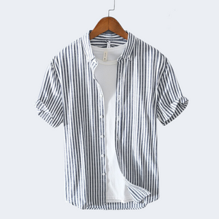 Anton - Short Sleeve Shirt - Striped Shirt