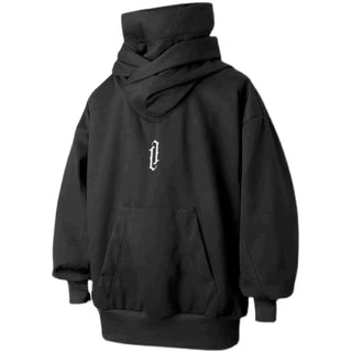 Uffe - Ninja Hoodie with double neckline