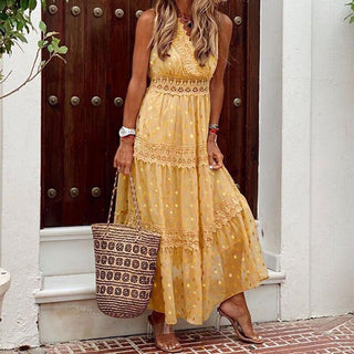 Noa - Lace Maxi Dress - Boho Chic