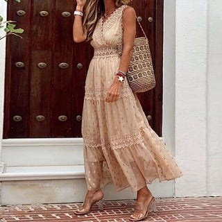 Noa - Lace Maxi Dress - Boho Chic