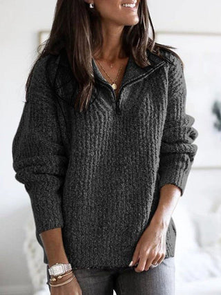 Laura - Trendy Jumper with zip