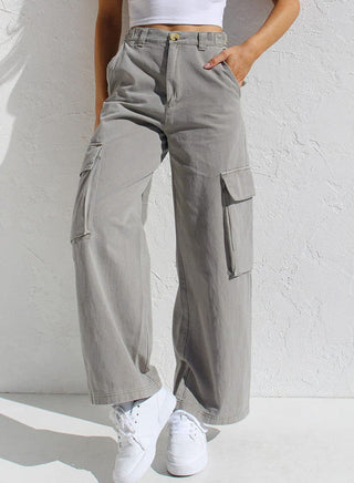 Corrine - Cargo trousers - Comfortable cut with wide leg