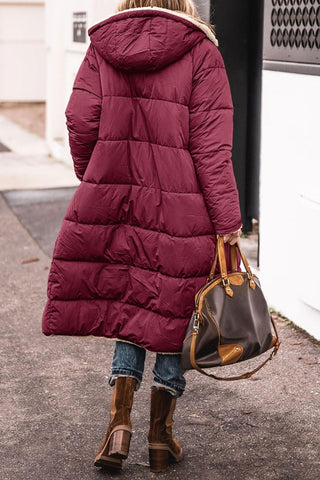 Anna - Long, Comfortable Coat - Reversible