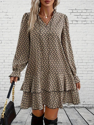 Marita - Dress - Printed Three-quarter sleeves