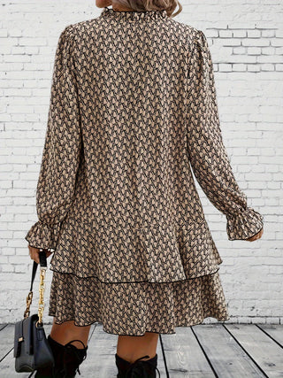 Marita - Dress - Printed Three-quarter sleeves