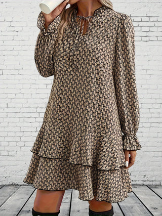 Marita - Dress - Printed Three-quarter sleeves