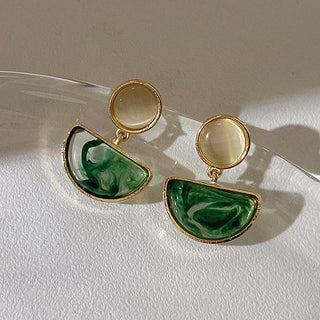 Micara - Emerald Glams - Earrings