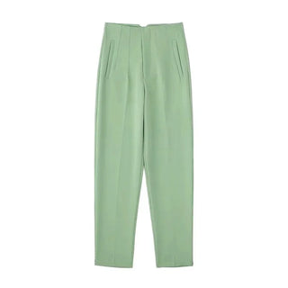 Maryanne - Formal cropped trousers - High waisted style