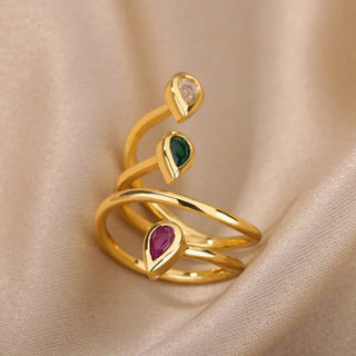 Micara - Gemstone Twirls - Rings