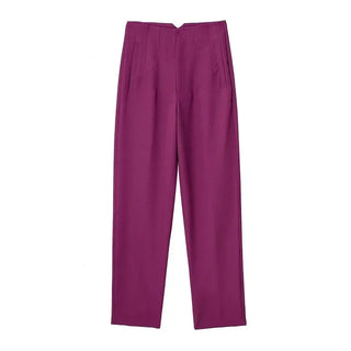 Maryanne - Formal cropped trousers - High waisted style