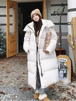 Sareena - Long down jacket - Hooded style