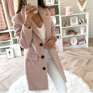 Trine - Warm and comfortable long coat