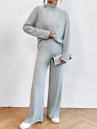 Helene - Knitted Trousers - Turtleneck Jumper