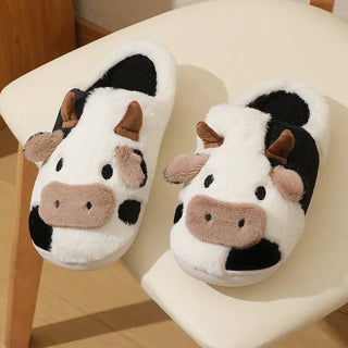 Amelie - Cow slippers - Warm plush