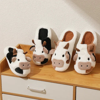 Amelie - Cow slippers - Warm plush