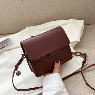 Trista - Leather crossbody bag - Timeless flap style