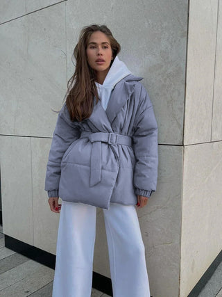 Dulcian - Puffer jacket - With belt