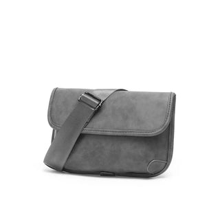 Rodney - Leather shoulder bag - Trendy flap style