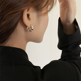 Micara - Dimpled Charms - Earrings