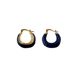 Micara -  Blue Arc - Earrings