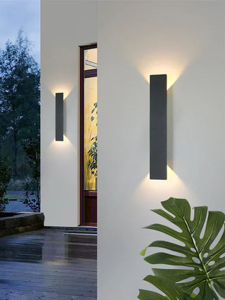 DoubGlow - Modern outdoor wall lamp