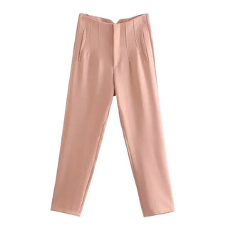 Maryanne - Formal cropped trousers - High waisted style