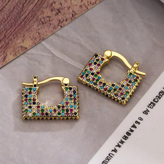 Micara - Geometric Shimmers - Earrings