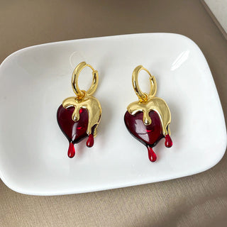 Micara - Heart Melts - Earrings