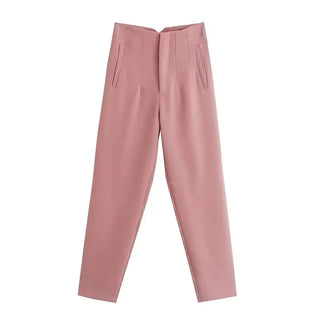 Maryanne - Formal cropped trousers - High waisted style