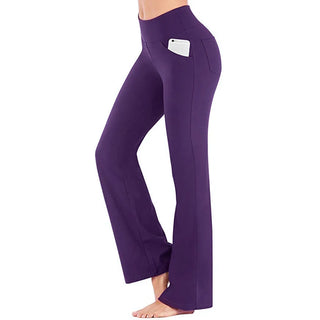 Amethyst - Stretchy flare pants - High waist