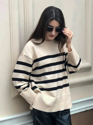 Rosalind - Knitted jumper - Timeless stripes