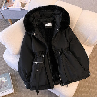 Safiya - Fleece-lined coat - Faux fur hood