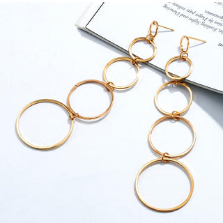 Micara - Cascading Hoops - Earrings