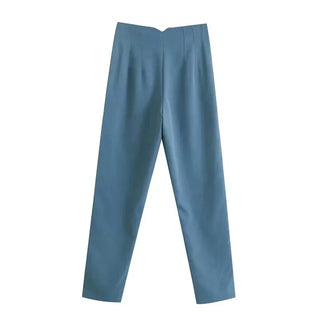 Maryanne - Formal cropped trousers - High waisted style