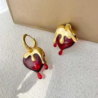 Micara - Heart Melts - Earrings