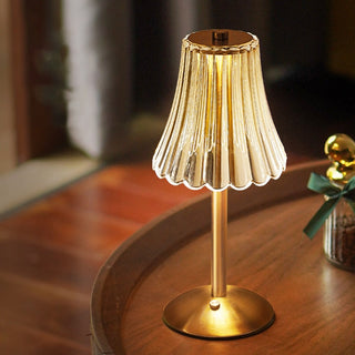 Pharos - Golden crystal table lamp