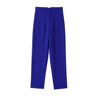 Maryanne - Formal cropped trousers - High waisted style