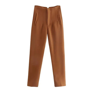 Maryanne - Formal cropped trousers - High waisted style